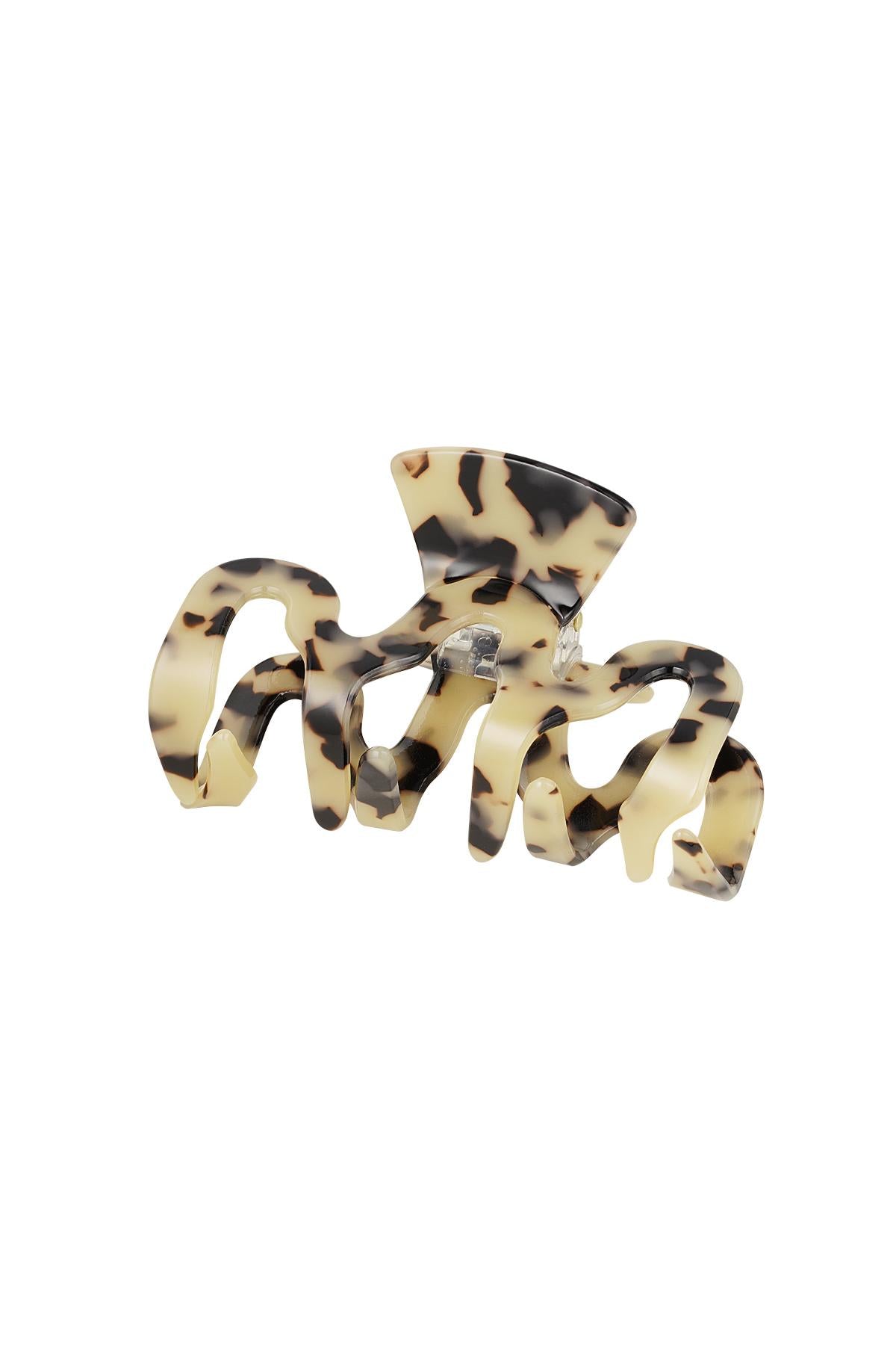 Fermaglio per capelli ricciolo con stampa