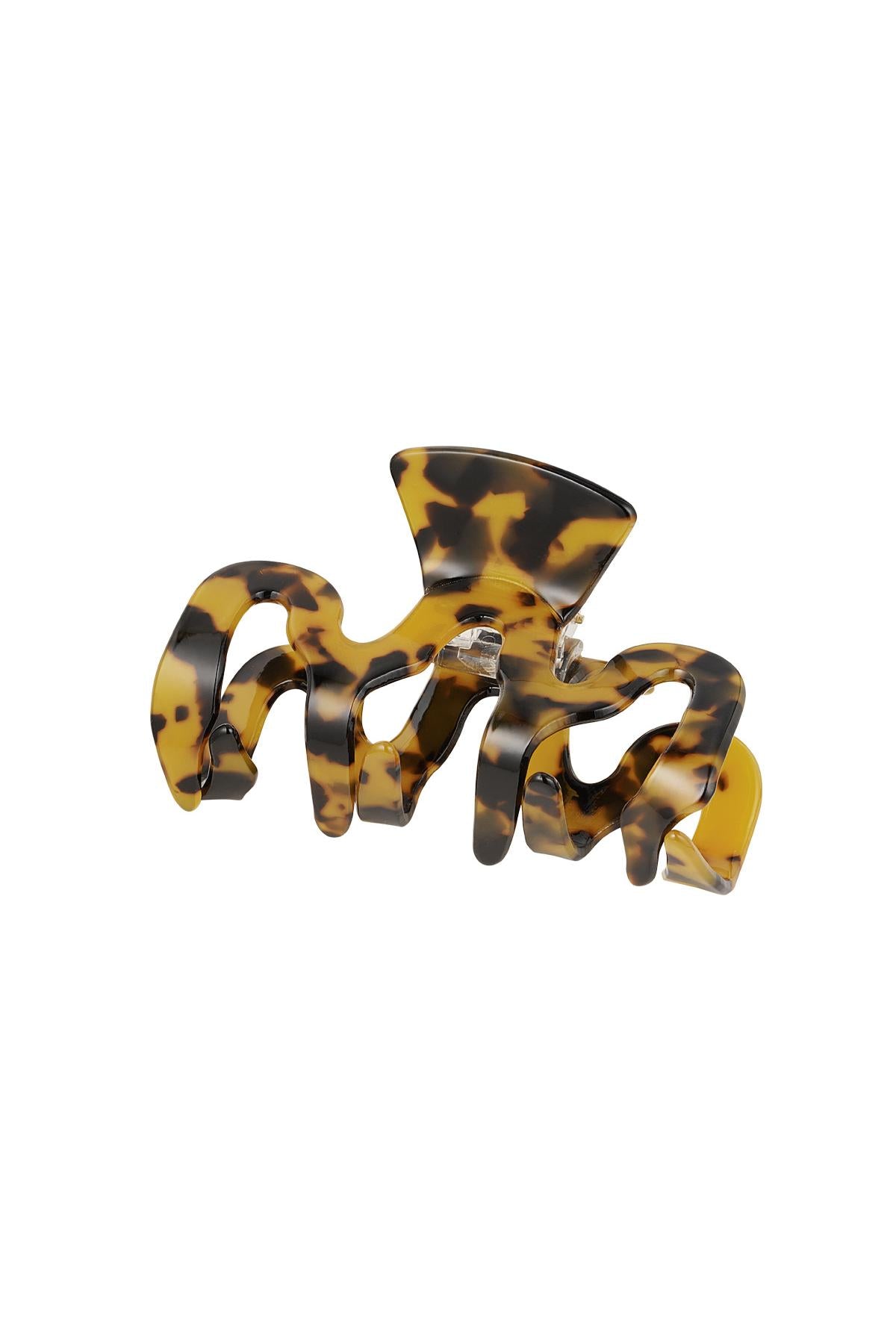 Fermaglio per capelli ricciolo con stampa