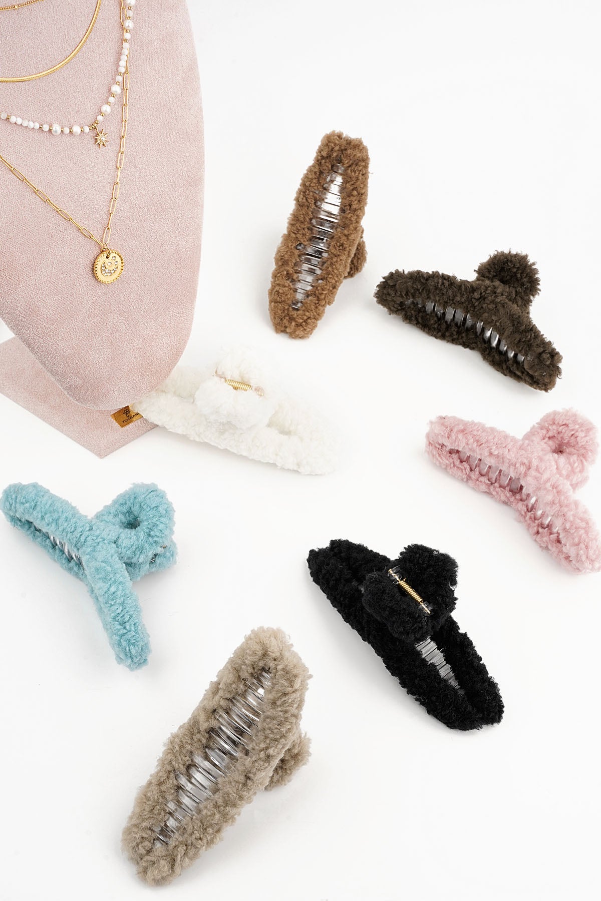 Fermaglio per capelli teddy