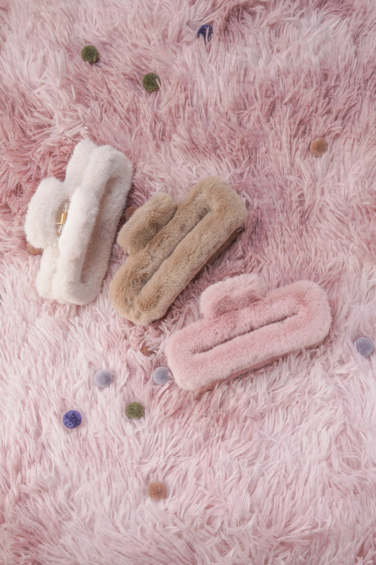 Fermaglio per capelli soffice dritto