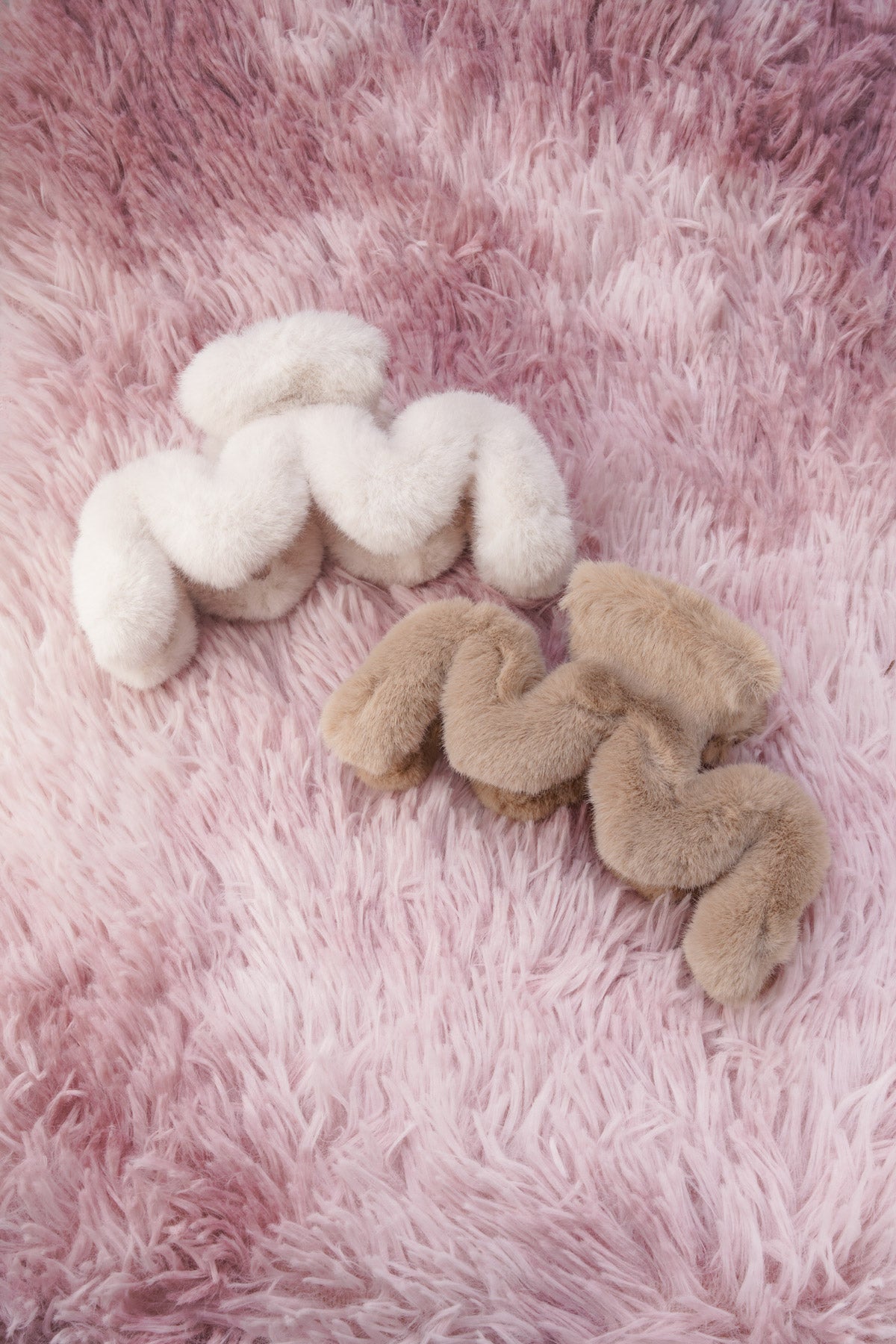 Fermaglio per capelli soffice zigzag