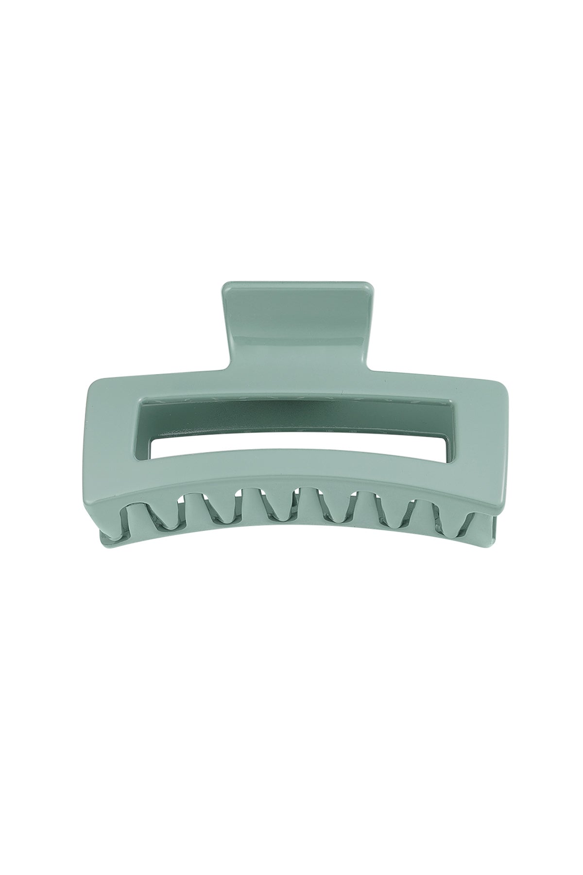 Fermacapelli rettangolare lucido