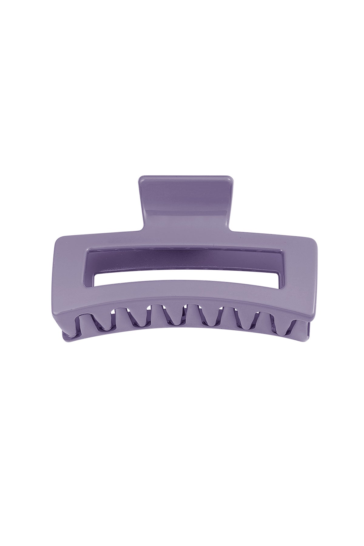 Fermacapelli rettangolare lucido